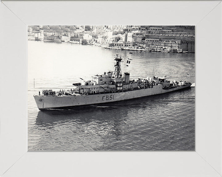 HMS Veryan Bay K651 Royal Navy Bay Class Frigate Photo Print or Framed Print - Hampshire Prints