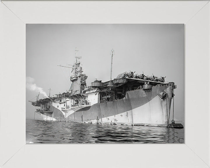 HMS Pursuer D73 Royal Navy Attacker class escort carrier Photo Print or Framed Print - Hampshire Prints