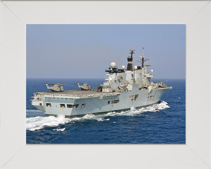 HMS Illustrious R06 | Photo Print | Framed Print | Invincible Class | Aircraft Carrier | Royal Navy Hampshire Prints