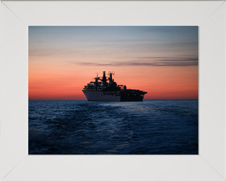 HMS Albion L14 Royal Navy Albion Class amphibious ship Photo Print or Framed Print - Hampshire Prints