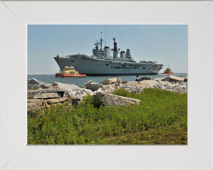 HMS Ark Royal R07 Royal Navy Invincible class aircraft Carrier Photo Print or Framed Print - Hampshire Prints