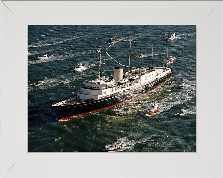 HMY Britannia Royal Yacht paying off Photo Print or Framed Photo Print Hampshire Prints