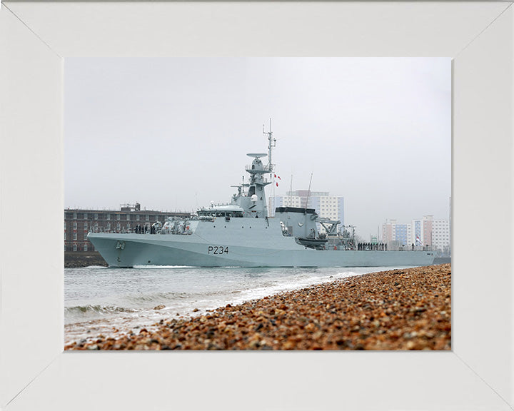 HMS Spey P234 Royal Navy River class patrol vessel Photo Print or Framed Print - Hampshire Prints