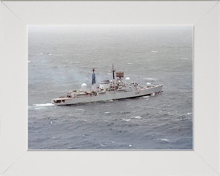 HMS Coventry (D118) Royal Navy Type 42 Destroyer In Open Sea Photo Print Wall Art Decor Posters, Prints, & Visual Artwork Hampshire Prints 6 x 4 No Frame No