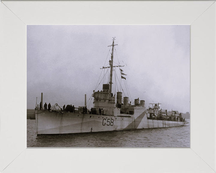 HMS Rockingham G58 | Photo Print | Framed Print | Poster | Destroyer | Royal Navy Hampshire Prints
