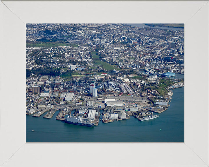 HMNB Plymouth (Devonport) Photo Print | Framed Print | Aerial Photo | Royal Navy Hampshire Prints