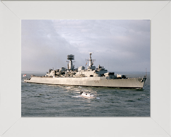 HMS Glamorgan D19 Royal Navy County class Destroyer Photo Print or Framed Print - Hampshire Prints