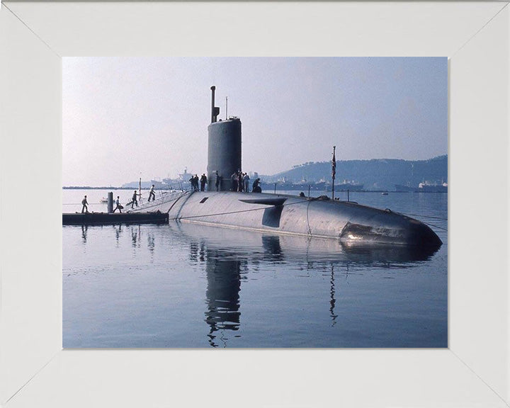 HMS Conqueror S48 submarine | Photo Print | Framed Print | Churchill class | Royal Navy Hampshire Prints