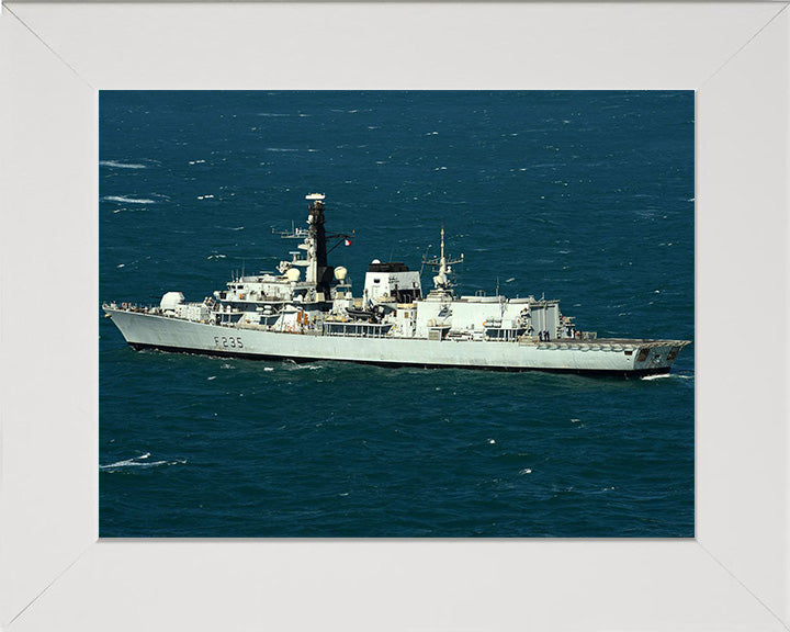 HMS Monmouth F235 Royal Navy type 23 Frigate Photo Print or Framed Print - Hampshire Prints