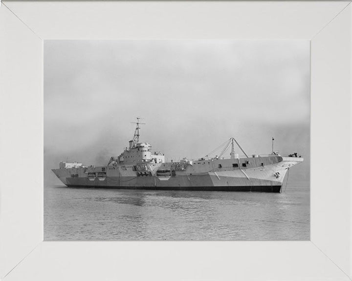 HMS Pioneer R76 Royal Navy Colossus class aircraft carrier Photo Print or Framed Print - Hampshire Prints