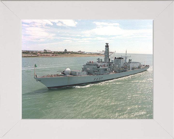 HMS Westminster (F237) Photo Print - Off Portsmouth 2001 - Royal Navy Type 23 Frigate