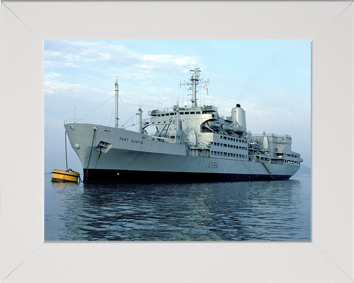 RFA Fort Austin A386 | Photo Print | Framed Print | Fort Rosalie Class | Royal Fleet Auxiliary Hampshire Prints