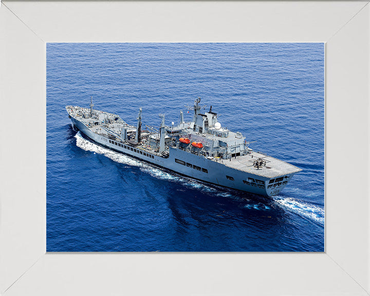 RFA Wave Knight A389 | Photo Print | Framed Print | Wave class | Fleet Tanker | Royal Fleet Auxiliary Hampshire Prints 10 x 8 White Frame No