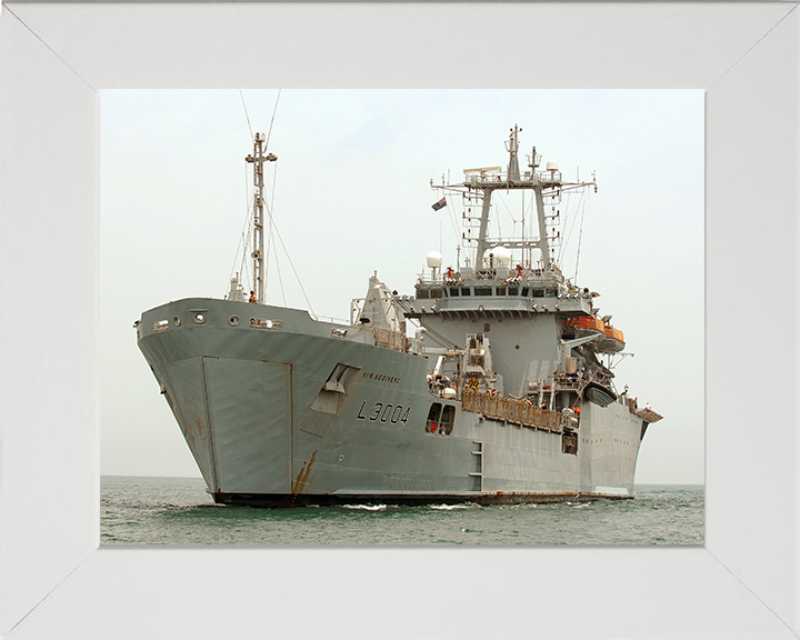 RFA Sir Bedivere (L3004) Photo Print - Arabian Gulf 2007 - Royal Fleet Auxiliary Round Table Class Ship Posters, Prints, & Visual Artwork Hampshire Prints 10 x 8 White Frame No