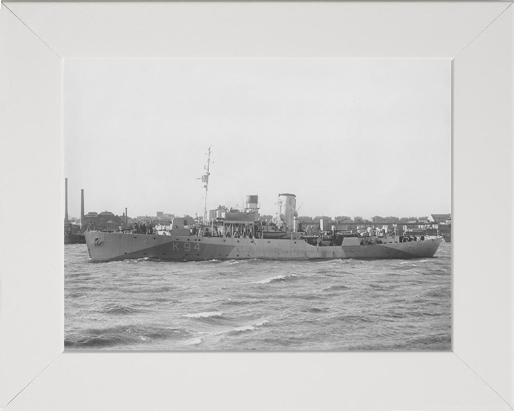 HMS Columbine K94 Royal Navy Flower class corvette Photo Print or Framed Print - Hampshire Prints