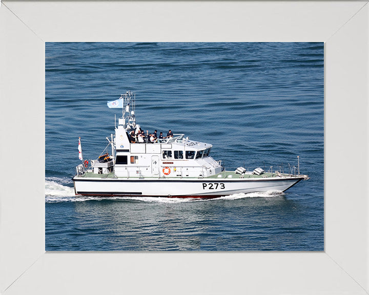 HMS Pursuer P273 Royal Navy Archer Class P2000 Patrol Vessel Photo Print or Framed Photo Print - Hampshire Prints