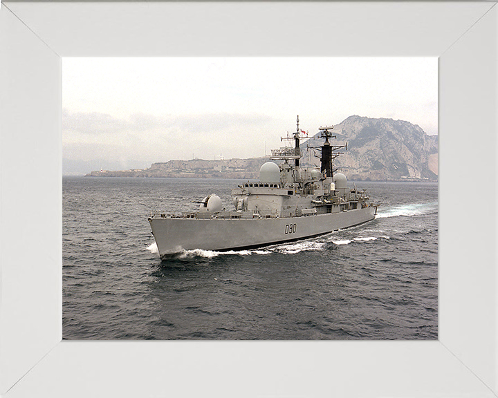HMS Southampton (D90) Photo Print - Off Gibraltar 1997 - Royal Navy Type 42 Destroyer