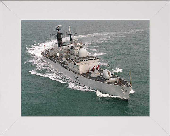 HMS Liverpool (D92) Photo Print - At Sea 2001 - Royal Navy Type 42 Destroyer