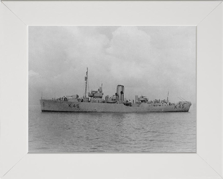 HMS Convolvulus K45 Royal Navy Flower class corvette Photo Print or Framed Print - Hampshire Prints