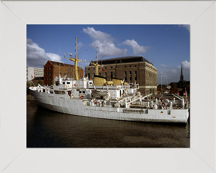 HMS Fox A320 Royal Navy Bulldog class ship Photo Print or Framed Print - Hampshire Prints