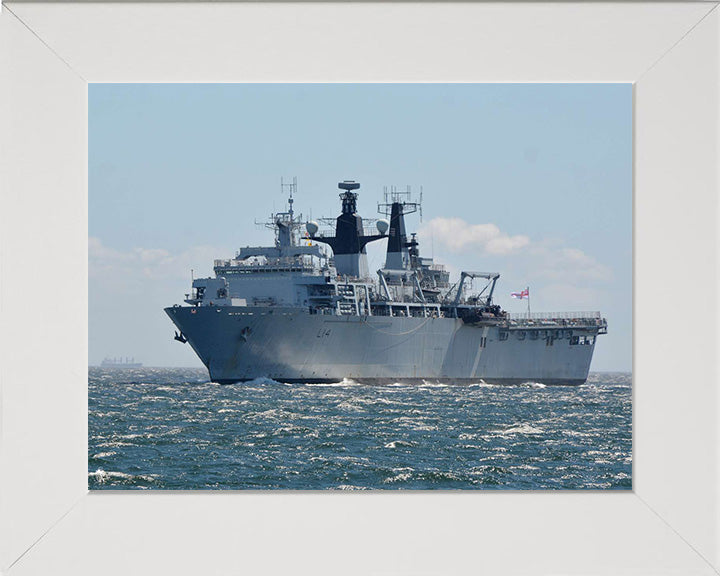 HMS Albion L14 Royal Navy Albion Class amphibious ship Photo Print or Framed Print - Hampshire Prints