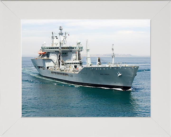 RFA Wave Knight (A389) Photo Print - At Sea July 2006 - Royal Fleet Auxiliary Wave Class Tanker Posters, Prints, & Visual Artwork Hampshire Prints 10 x 8 White Frame No