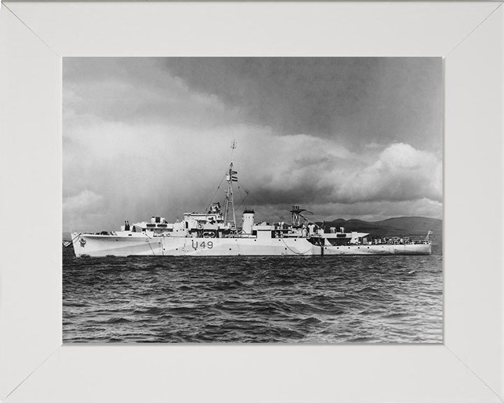 HMS Pheasant U49 | Photo Print | Framed Print | Black Swan Class | Sloop | Royal Navy Hampshire Prints