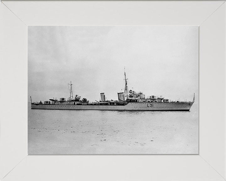 HMS Mohawk F31 Royal Navy Tribal class destroyer Photo Print or Framed Print - Hampshire Prints