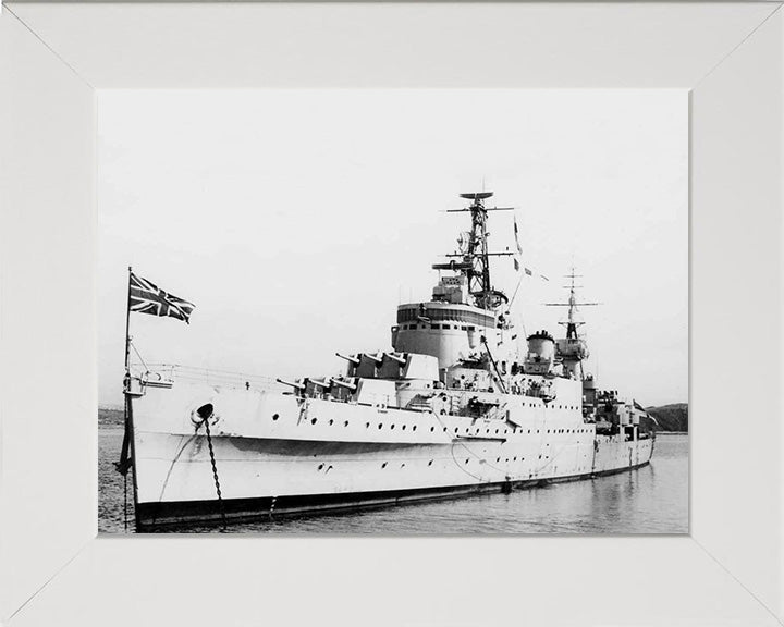 HMS Newcastle C76 Royal Navy Town class light cruiser Photo Print or Framed Print - Hampshire Prints