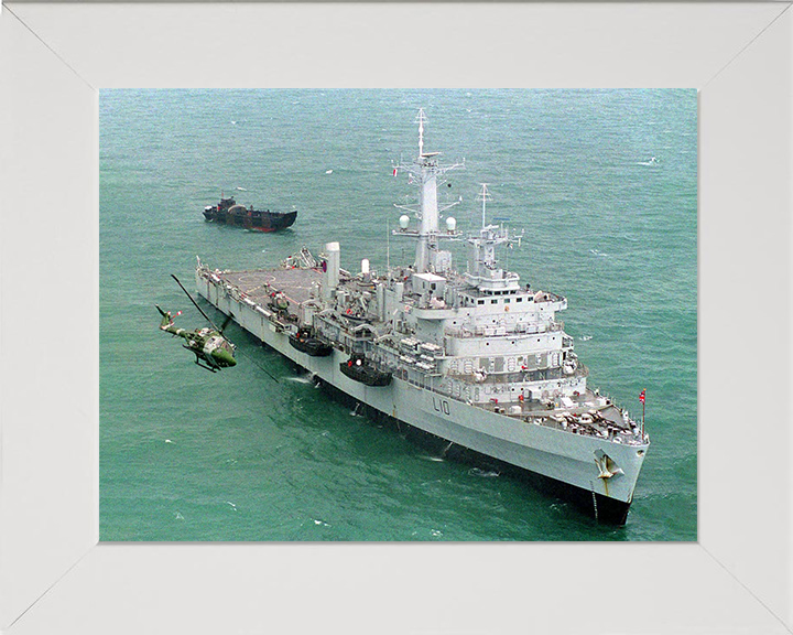 HMS Fearless (L10) Photo Print - From Above 2001 - Royal Navy Fearless Class Landing Platform Dock