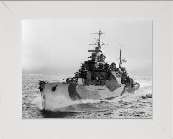 HMS Birmingham C19 Royal Navy Town class light cruiser Photo Print or Framed Print - Hampshire Prints