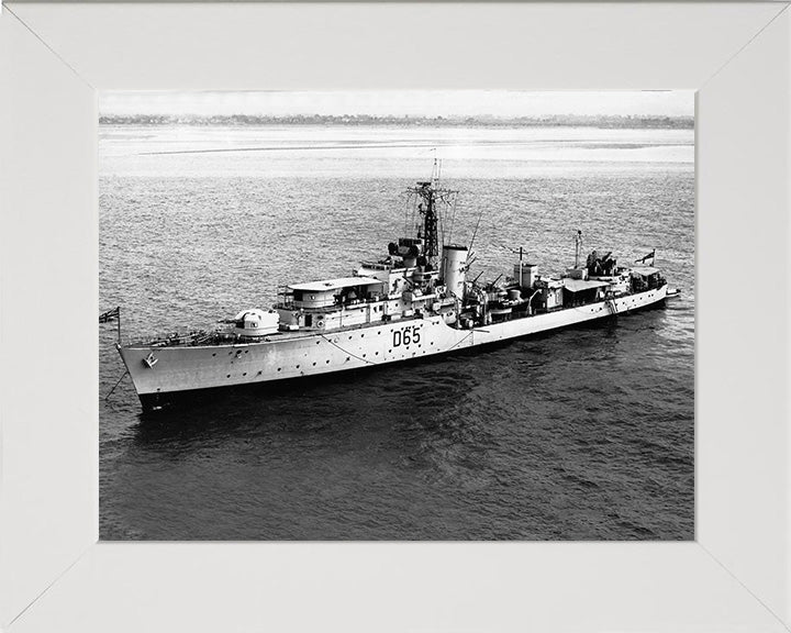 HMS St James D65 Royal Navy Battle class destroyer Photo Print or Framed Print - Hampshire Prints