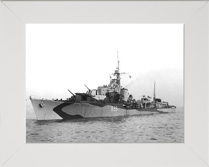 HMS Teazer R23 (F23) | Photo Print | Framed Print | T Class | Destroyer | Royal Navy Hampshire Prints