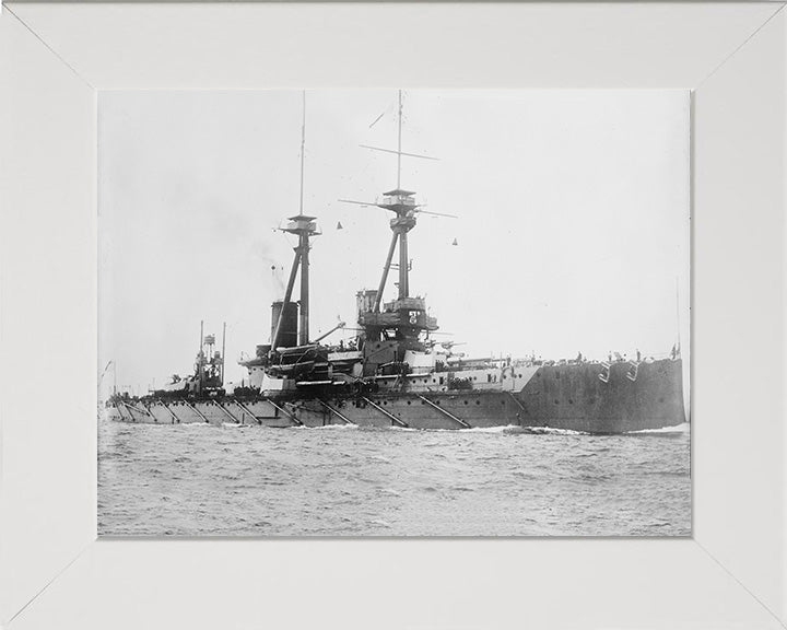 HMS Bellerophon (1907) | Photo Print | Framed Print | Bellerophon Class | Dreadnought | Royal Navy Hampshire Prints