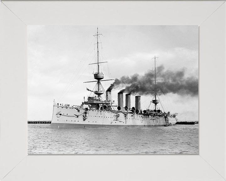 HMS Powerful (1895) Royal Navy Danae Powerful cruiser Photo Print or Framed Photo Print - Hampshire Prints
