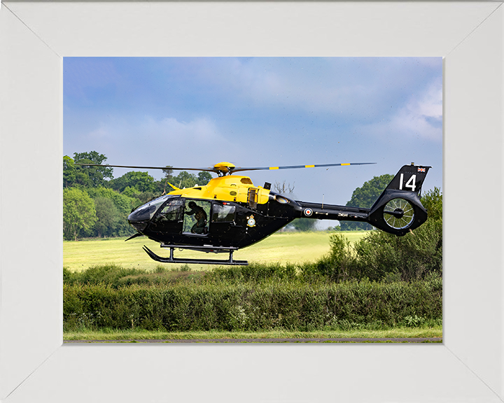 RAF Juno HT1 Helicopter Photo Print - Royal Air Force Aircraft Hampshire Prints 10 x 8 White Frame No