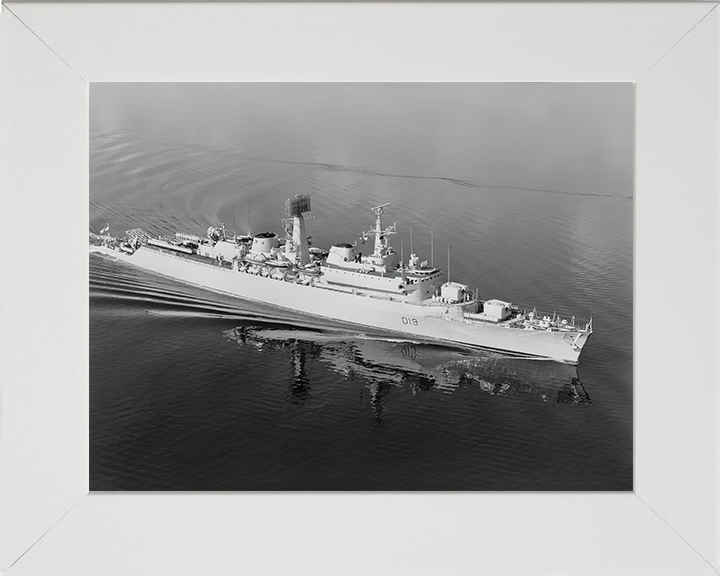 HMS Glamorgan D19 Royal Navy County class Destroyer Photo Print or Framed Print - Hampshire Prints