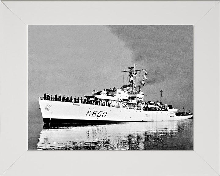 HMS Porlock Bay K650 Royal Navy Bay Class Frigate Photo Print or Framed Print - Hampshire Prints