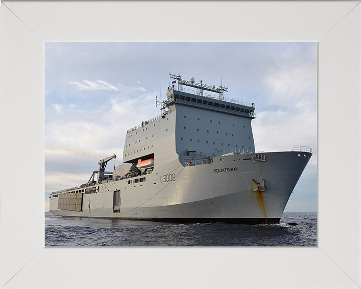 RFA Mounts Bay L3008 | Photo Print | Framed Print | Bay Class | Auxiliary Dock | Royal Fleet Auxiliary Hampshire Prints