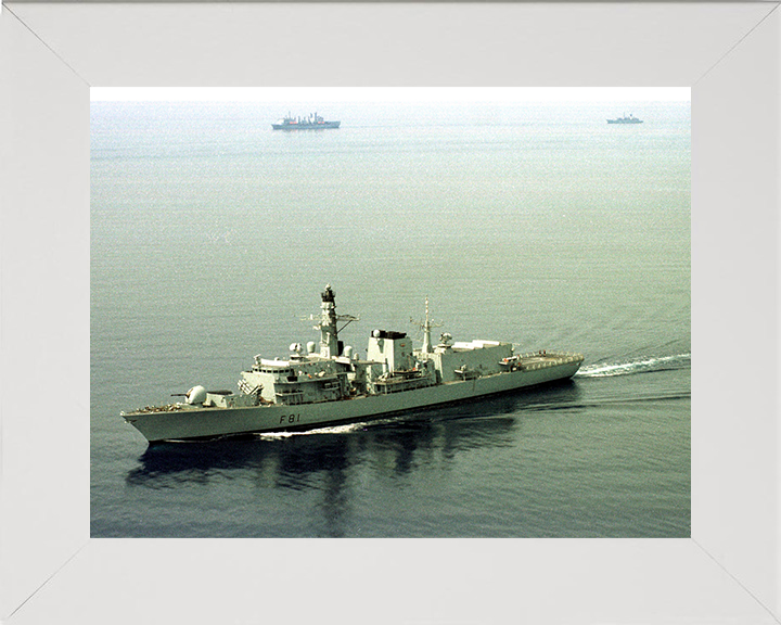 HMS Sutherland (F81) Photo Print - At Sea 2000 - Royal Navy Type 23 Frigate