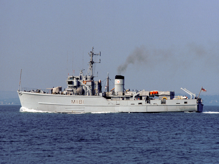 HMS Sheraton M1181 Ton Class Minesweeper Warship June 1988 Photo Print - Posters, Prints, & Visual Artwork - by Hampshire Prints (image 1 of 9)