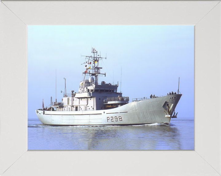 HMS Shetland P298 Island Class Patrol Vessel April 2002 Photo Print - Posters, Prints, & Visual Artwork - by Hampshire Prints (image 5 of 9)