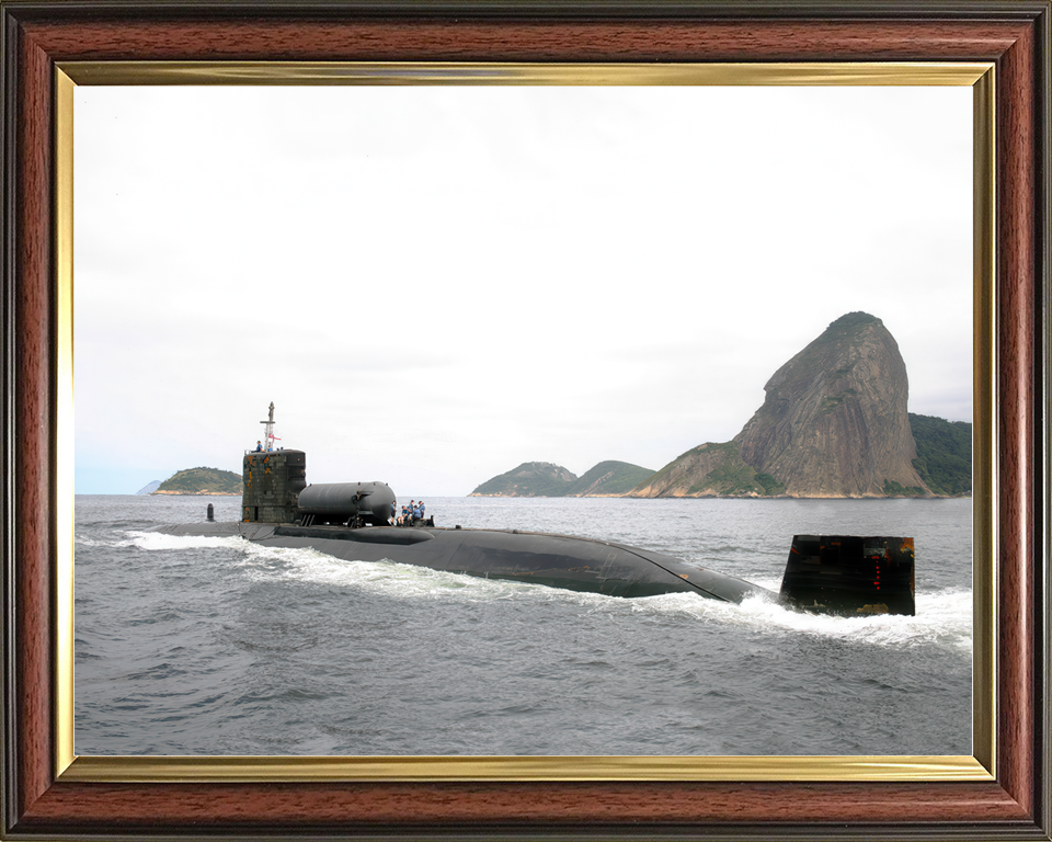 HMS Spartan S105 Swiftsure Class Submarine Port View