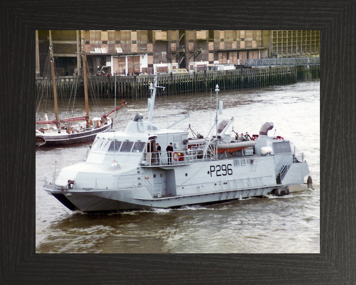HMS Speedy P296 Jetfoil Mine Warfare Vessel Warship May 1981 Photo Print - Posters, Prints, & Visual Artwork - by Hampshire Prints (image 3 of 9)