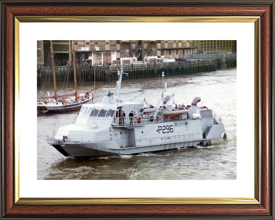 HMS Speedy P296 Jetfoil Mine Warfare Vessel Warship May 1981 Photo Print - Posters, Prints, & Visual Artwork - by Hampshire Prints (image 8 of 9)