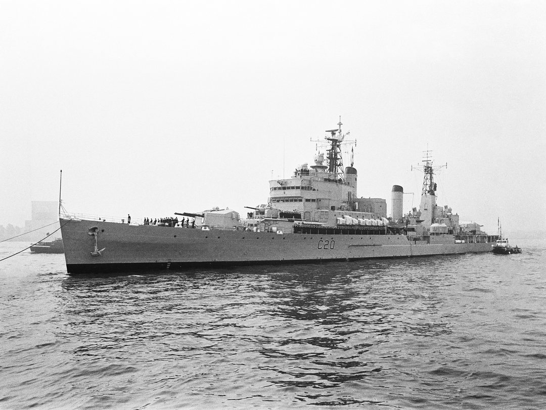 HMS Tiger C20 Tiger Class Light Cruiser Entering Harbour Photo Print - Posters, Prints, & Visual Artwork - by Hampshire Prints (image 1 of 9)