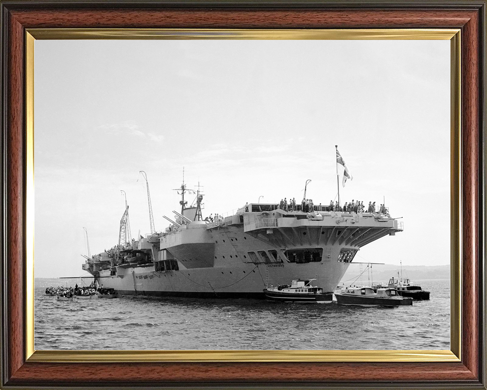 HMS Victorious R38 Illustrious Class Aircraft Carrier c1941 Photo Print - Posters, Prints, & Visual Artwork - by Hampshire Prints (image 9 of 9)