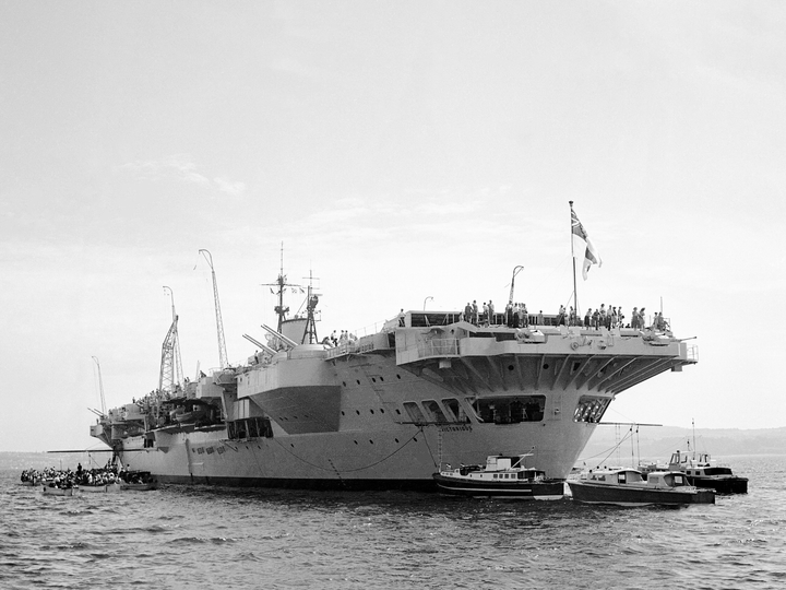 HMS Victorious R38 Illustrious Class Aircraft Carrier c1941 Photo Print - Posters, Prints, & Visual Artwork - by Hampshire Prints (image 1 of 9)