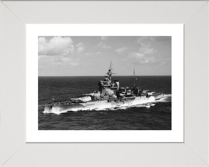 HMS Warspite 03 Queen Elizabeth Class Battleship 1942 Photo Print - Posters, Prints, & Visual Artwork - by Hampshire Prints (image 4 of 9)