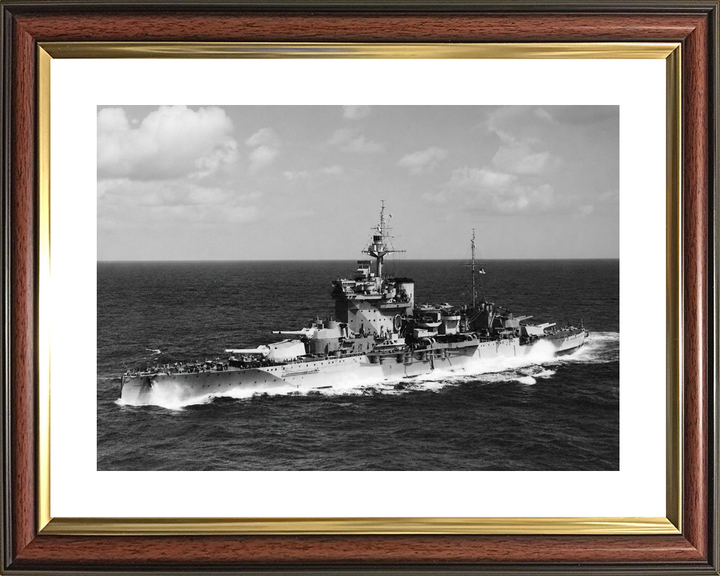 HMS Warspite 03 Queen Elizabeth Class Battleship 1942 Photo Print - Posters, Prints, & Visual Artwork - by Hampshire Prints (image 8 of 9)
